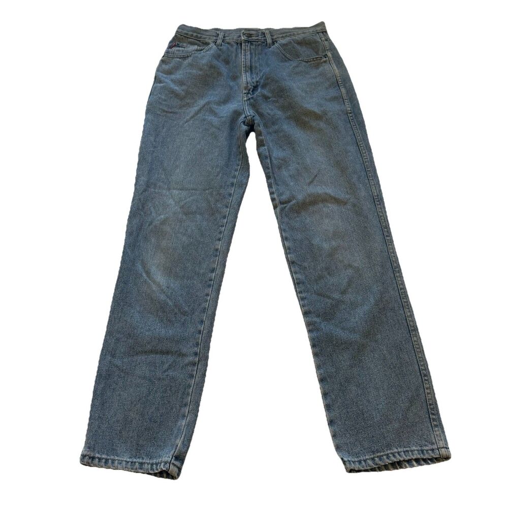 Vintage 90s Bugle Boy 740 Classic Fit Jeans 33x30 Blue Denim Straight Leg